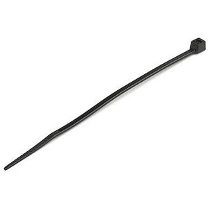 4XEM 100 Pack 10" Cable Ties - Black Medium Nylon/Plastic Zip Tie