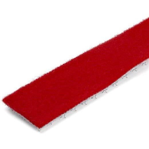 StarTech.com 50ft. Hook and Loop Roll - Red - Cable Management (HKLP50RD)