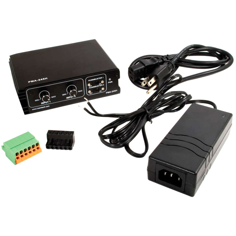 C2G Plenum-Rated 45 Watt Stereo Mixer/Amplifier