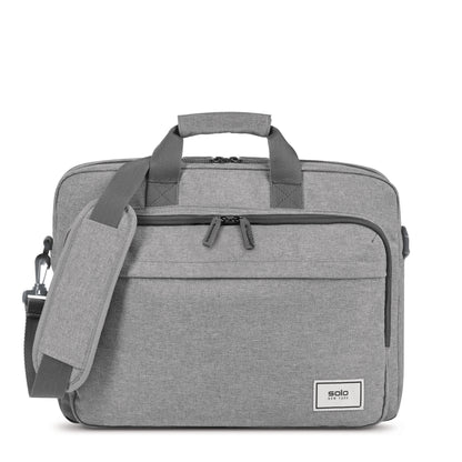 Solo Re:new Carrying Case (Briefcase) for 15.6" Notebook - Gray