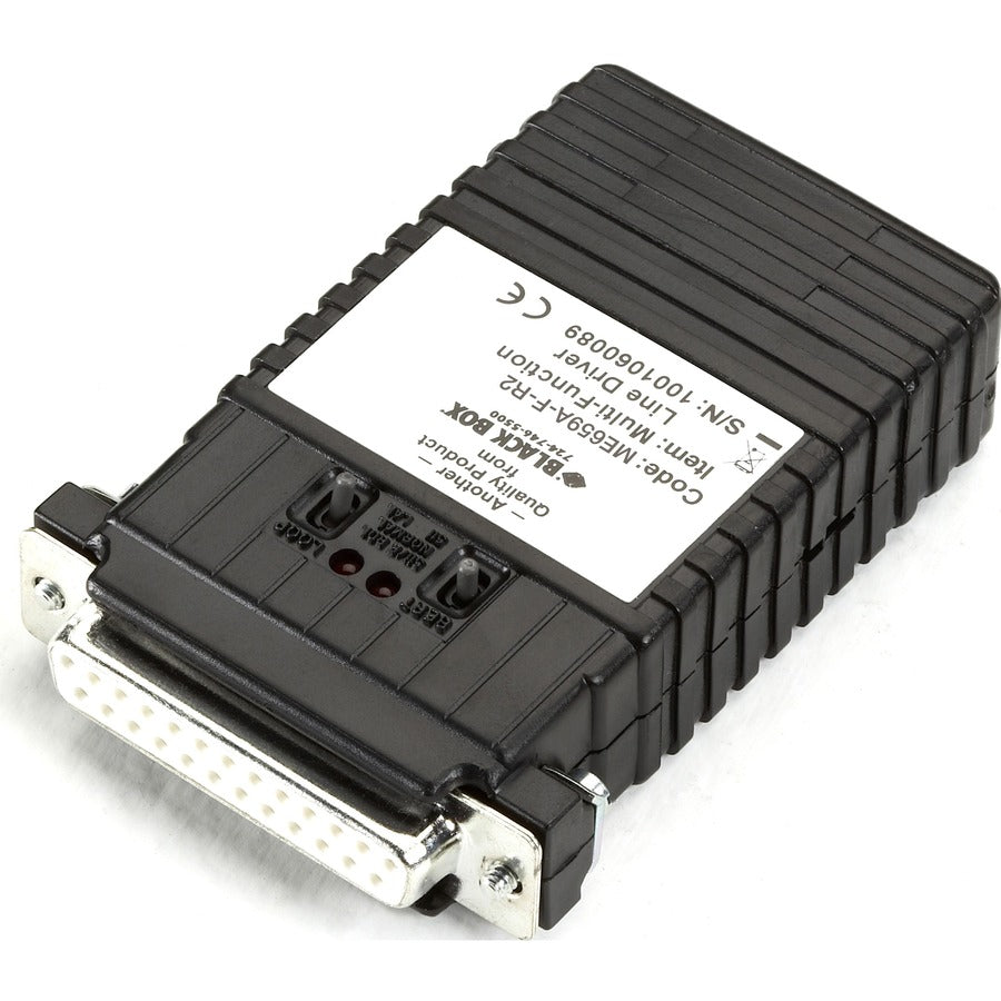 Black Box Async/Sync RS232 Extender over CATx - DB25 Female to RJ-11/RJ-45/Terminal Block