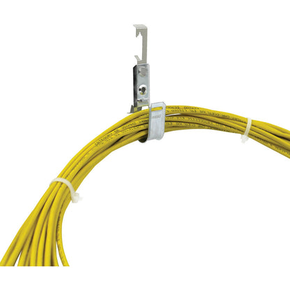 Tripp Lite J-Hook Cable Support - 3/4" , Batwing, Galvanized Steel, 25 Pack