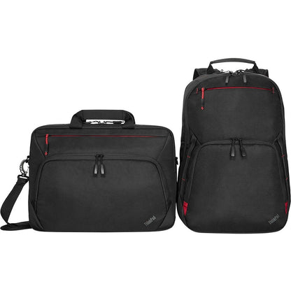 Lenovo Essential Plus Carrying Case Rugged (Briefcase) for 15.6" Notebook - Black