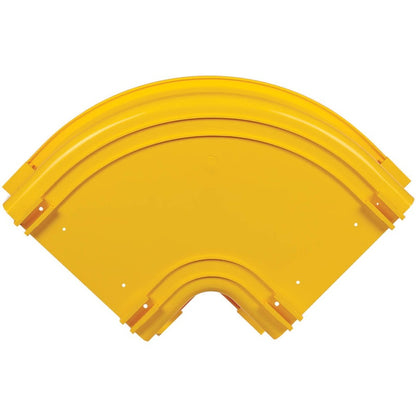 Tripp Lite Toolless Horizontal 90-Degree Elbow for Fiber Routing System, 240 mm (10 in)