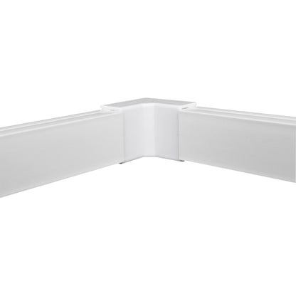 Tripp Lite Raceway Inside Corner Connector for Cable Wiring Duct 20 Pack White