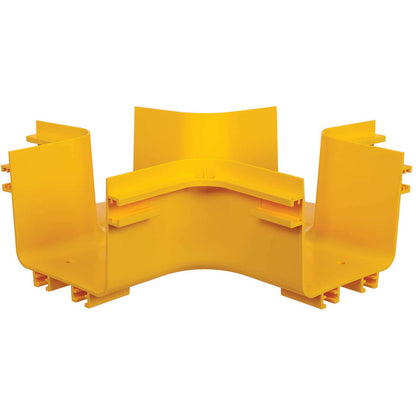 Tripp Lite Toolless Horizontal 4-Way Junction for Fiber Routing System, 120 mm (5 in)