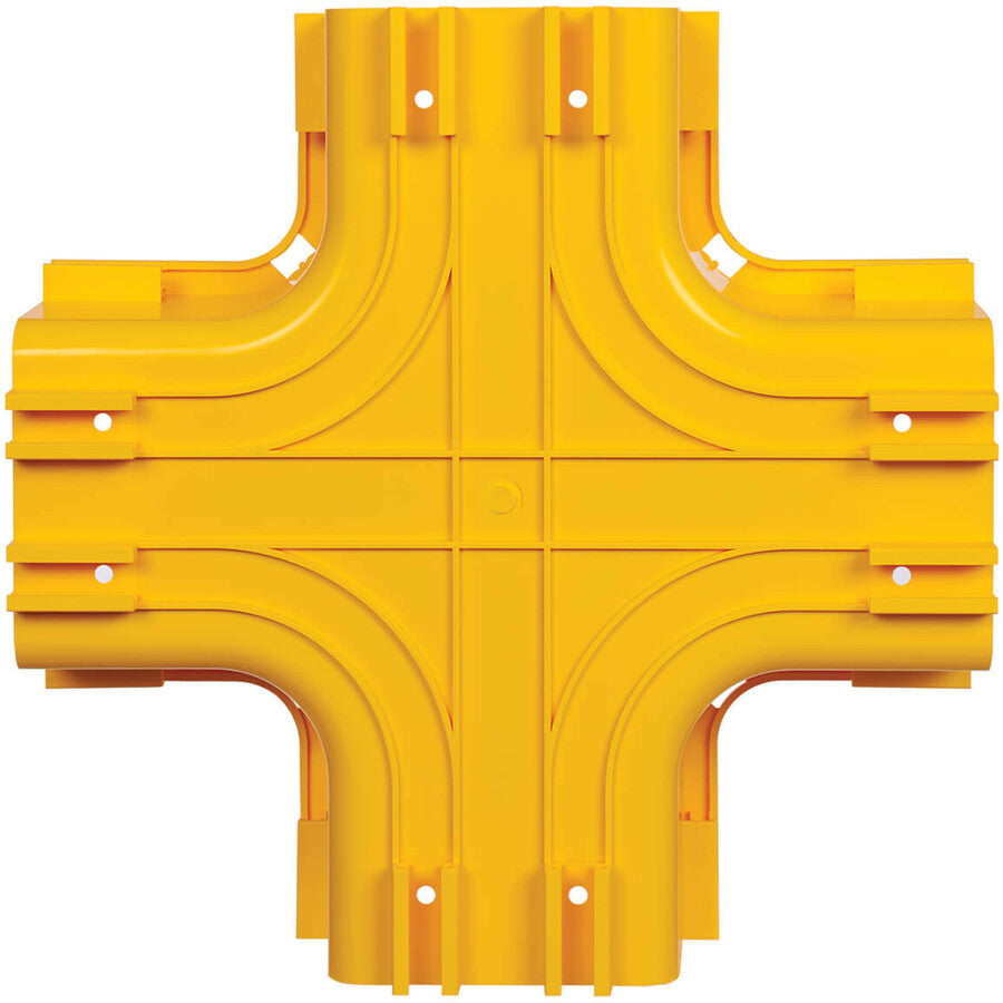 Tripp Lite Toolless Horizontal 4-Way Junction for Fiber Routing System, 120 mm (5 in)