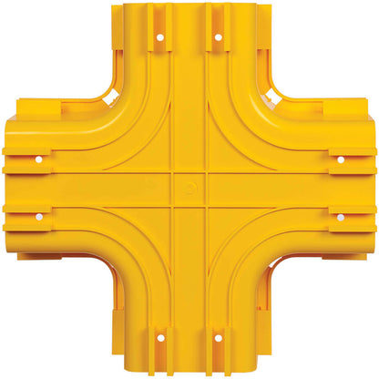 Tripp Lite Toolless Horizontal 4-Way Junction for Fiber Routing System, 120 mm (5 in)