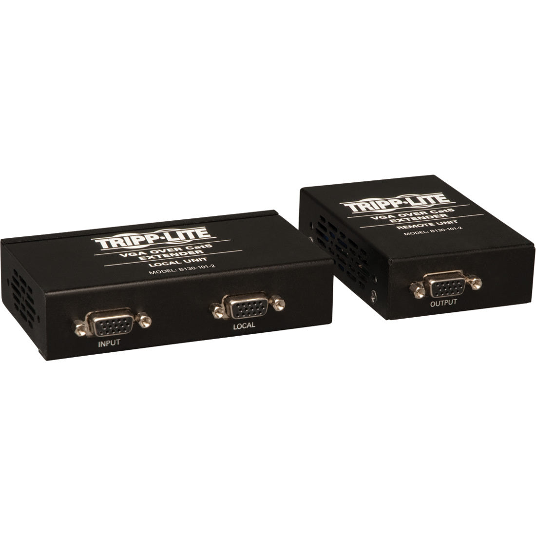 Tripp Lite VGA over Cat5/Cat6 Video Extender Kit Transmitter/Receiver EDID 1000'