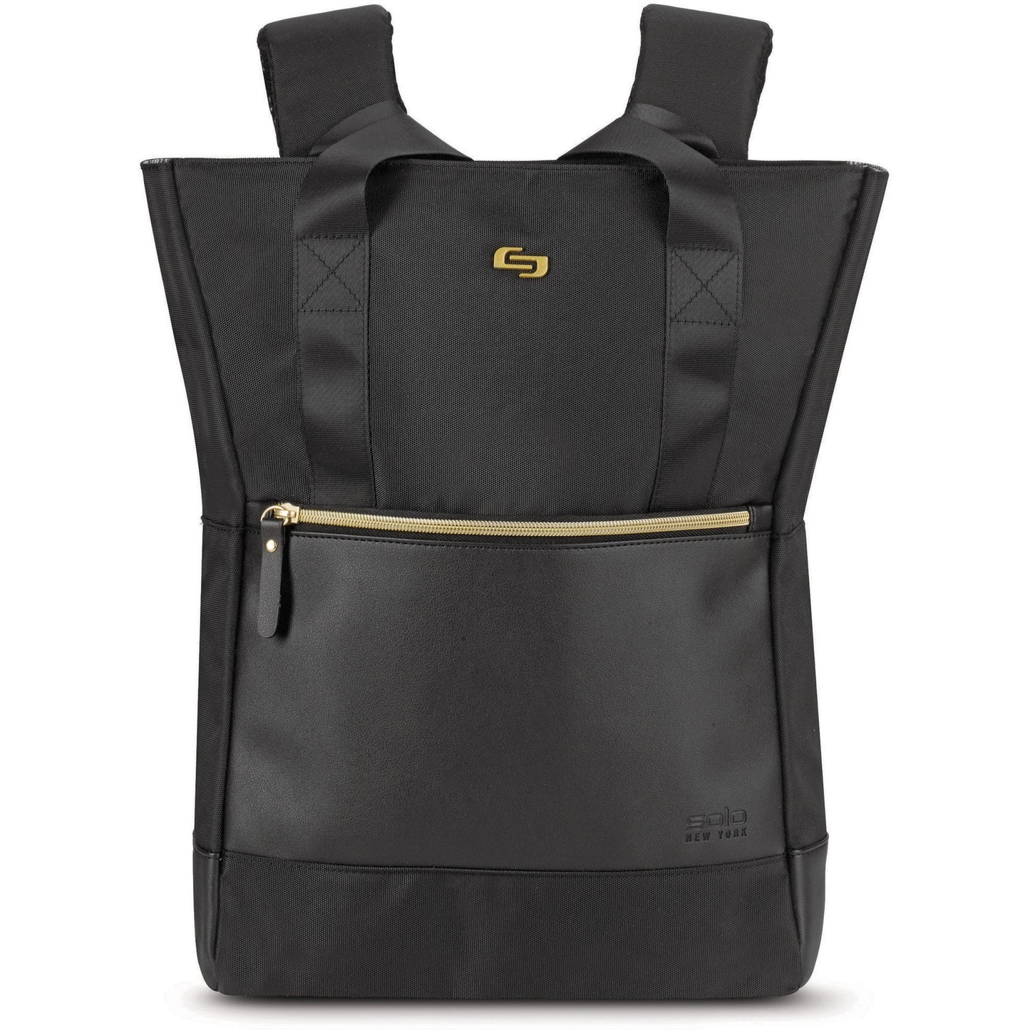 Solo PARKER Carrying Case (Tote) for 15.6" Notebook - Classic Black, Gold