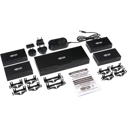 Tripp Lite DisplayPort to HDMI Over Cat6 Extender Splitter Kit PoC 4Port 4K