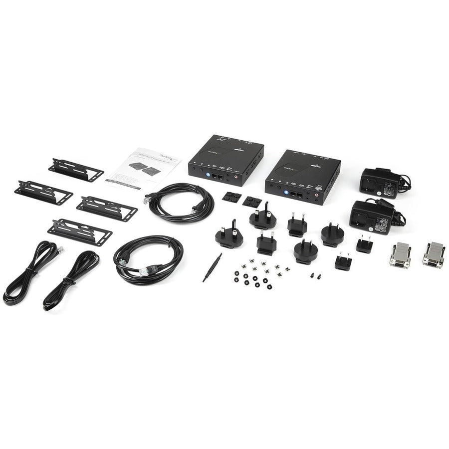 StarTech.com HDMI Over IP Extender Kit - Video Over IP Extender with Support for Video Wall - 4K