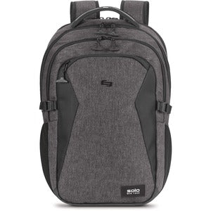 Solo Unbound Carrying Case (Backpack) for 15.6" Notebook - Gray, Photo Black