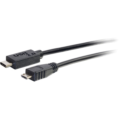 C2G 6ft USB C to USB Micro B Cable - M/M