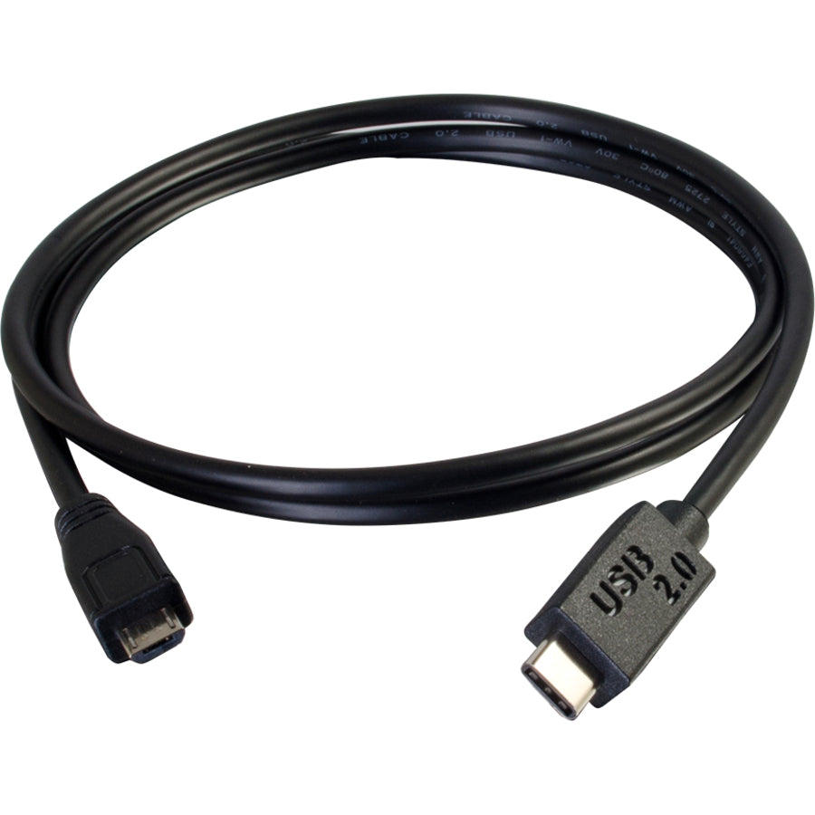 C2G 6ft USB C to USB Micro B Cable - M/M