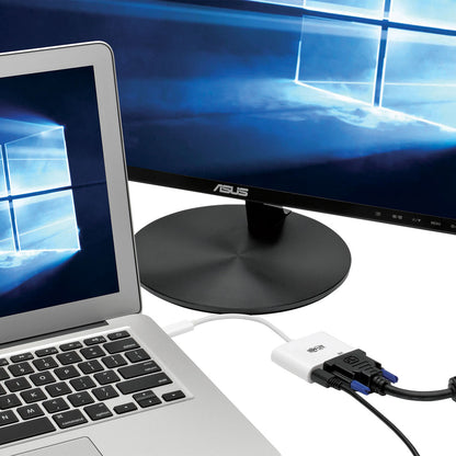 Tripp Lite USB C to DVI Video Adapter Converter w/ USB-C PD Charging, USB Type C to DVI, USB-C to DVI, USB Type-C to DVI