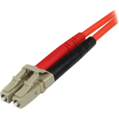 StarTech.com 1m Fiber Optic Cable - Multimode Duplex 50/125 - LSZH - LC/ST - OM2 - LC to ST Fiber Patch Cable