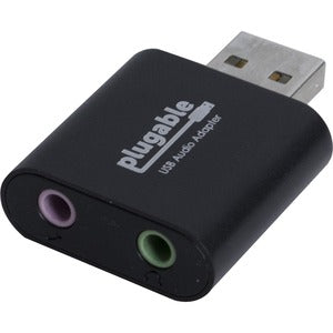 Plugable USB Audio Adapter with 3.5mm Speaker-Headphone and Microphone Jack