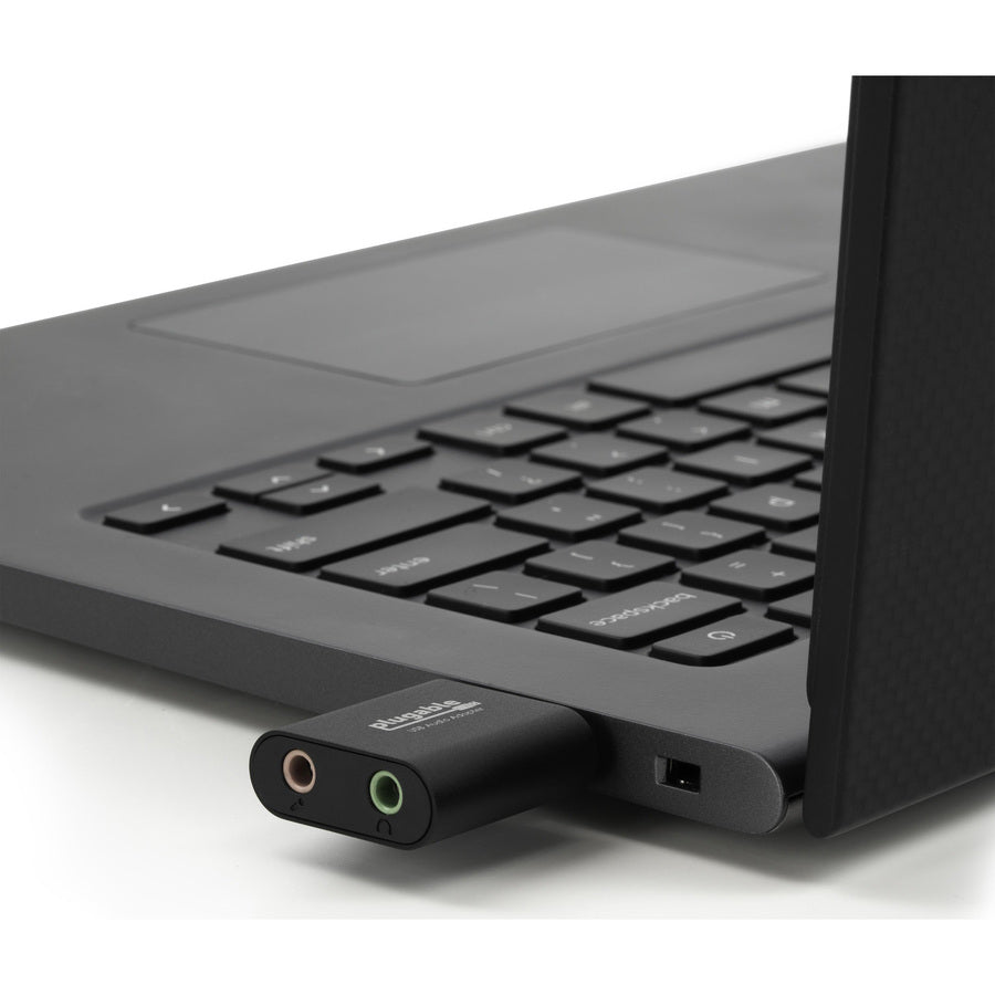 Plugable USB Audio Adapter with 3.5mm Speaker-Headphone and Microphone Jack