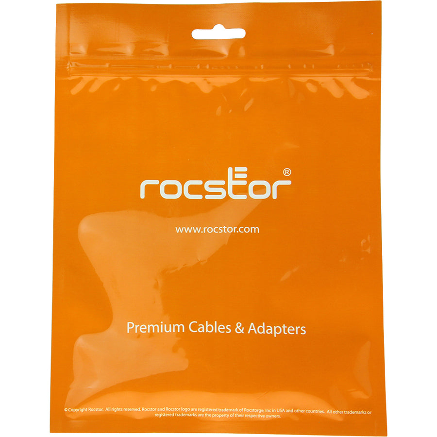 Rocstor Premium USB-C to USB-A Converter M/F - USB 2.0 - USB Type C to Adapter Converter - For use of USB C devices such as Macbook Pro, MacBook, Chromebook, and other USB-C devices - 1 Pack - 1 x USB Type C Male - 1 x USB Type A Female - Black
