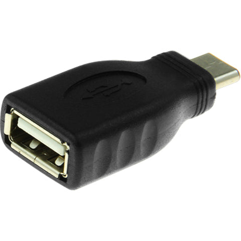 Rocstor Premium USB-C to USB-A Converter M/F - USB 2.0 - USB Type C to Adapter Converter - For use of USB C devices such as Macbook Pro, MacBook, Chromebook, and other USB-C devices - 1 Pack - 1 x USB Type C Male - 1 x USB Type A Female - Black