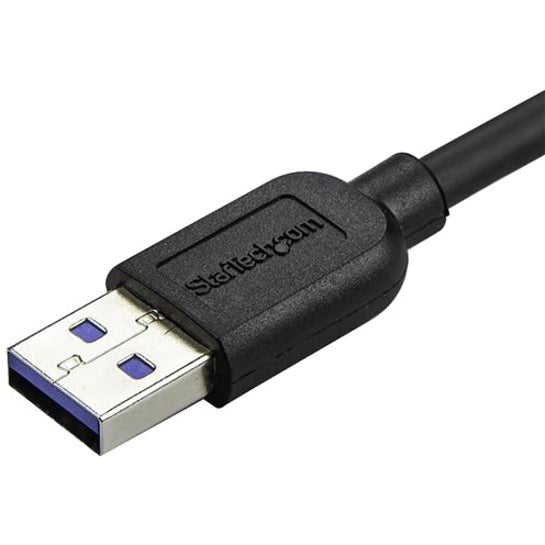 StarTech.com 1m 3 ft Slim Micro USB 3.0 Cable - M/M - USB 3.0 A to Left-Angle Micro USB - USB 3.1 Gen 1 (5 Gbps)