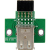 StarTech.com StarTech.com 2 Port USB Motherboard Header Adapter - USB A to USB 10 Pin Header F/F