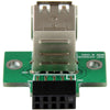 StarTech.com StarTech.com 2 Port USB Motherboard Header Adapter - USB A to USB 10 Pin Header F/F
