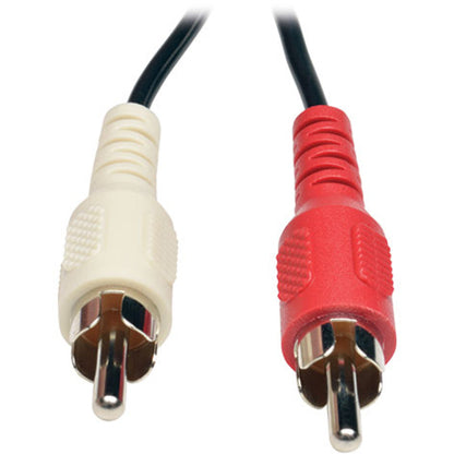 Tripp Lite 6in Mini Stereo to 2 RCA Audio Y Splitter Cable 3.5mm 2xM/F 6"