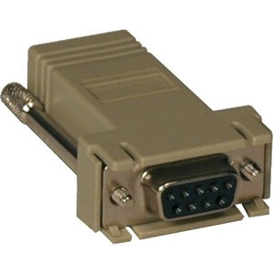 Tripp Lite Modular Serial Adapter Ethernet to Console Server RJ45-F/DB9-F