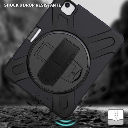 This case comes complete with a rotating kickstand and hand/shoulder neoprene strap.