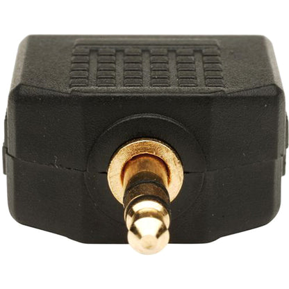 4XEM 3.5mm Mini Jack Headphone Splitter Black