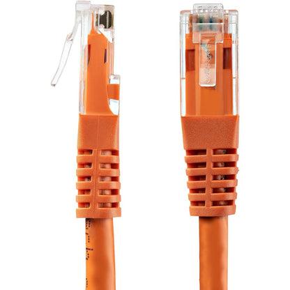StarTech.com 6ft CAT6 Ethernet Cable - Orange Molded Gigabit - 100W PoE UTP 650MHz - Category 6 Patch Cord UL Certified Wiring/TIA