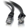 C2G 20ft Cat5e Ethernet Cable - Snagless Unshielded (UTP) - Black