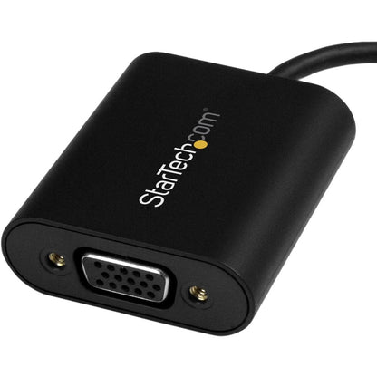 StarTech.com USB-C to VGA Adapter - 1920x1200 - USB C Adapter - USB Type C to VGA Monitor / Projector Adapter