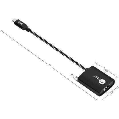 SIIG USB Type-C to HDMI Video Cable Adapter with PD Charging