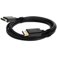 10ft DisplayPort 1.2 Male to DisplayPort 1.2 Male Black Cable For Resolution Up to 3840x2160 (4K UHD)