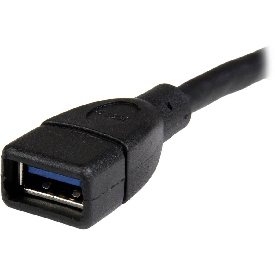 StarTech.com 6in Black USB 3.0 Extension Adapter Cable A to A - M/F
