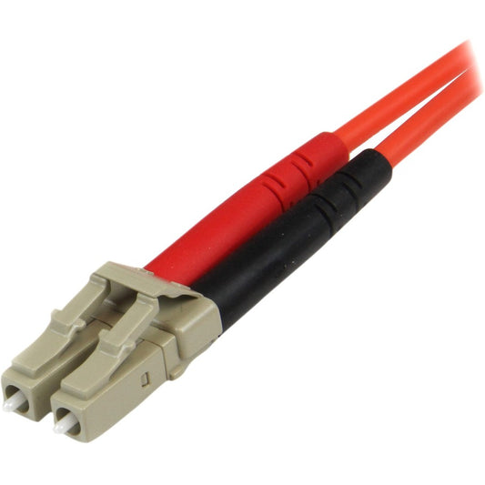 StarTech.com 5m Fiber Optic Cable - Multimode Duplex 50/125 - LSZH - LC/ST - OM2 - LC to ST Fiber Patch Cable