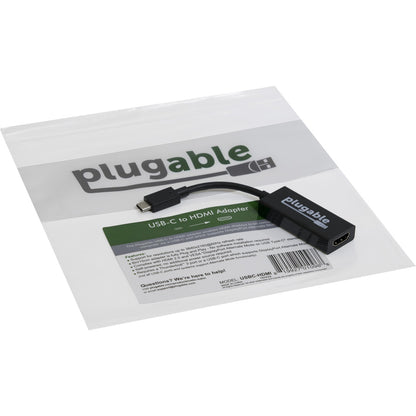 Plugable USB C to HDMI 2.0 Adapter Compatible with Thunderbolt 3 Ports & More