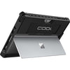 This case comes complete with a rotating kickstand and hand/shoulder neoprene strap.