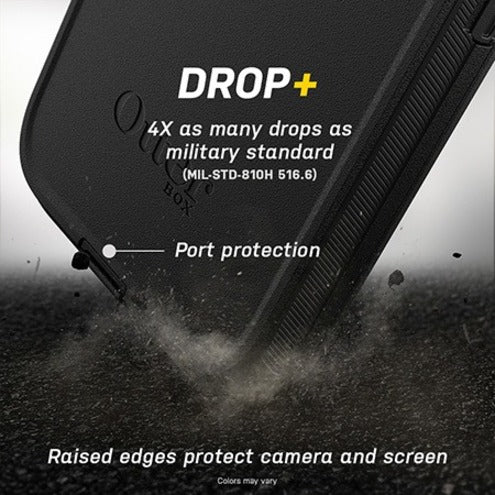 OtterBox Defender Rugged Carrying Case (Holster) Samsung Galaxy S21 Ultra 5G Smartphone - Black