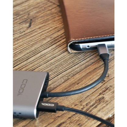 Codi 4-In-1 USB-C Display Adapter (HDMI, VGA, USB-C PD, USB-A 3.0)
