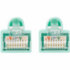 Tripp Lite 3ft Augmented Cat6 Cat6a Snagless 10G Patch Cable RJ45 M/M Aqua 3'