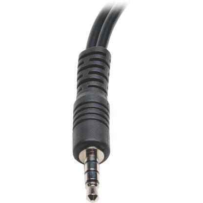 Tripp Lite 6in Audio Splitter 2x3 Position to 4-Position 3.5mm 6"