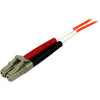 2m Fiber Optic Cable - Multimode Duplex 50/125 - OFNP Plenum - LC/LC - OM2 - LC to LC Fiber Patch Cable