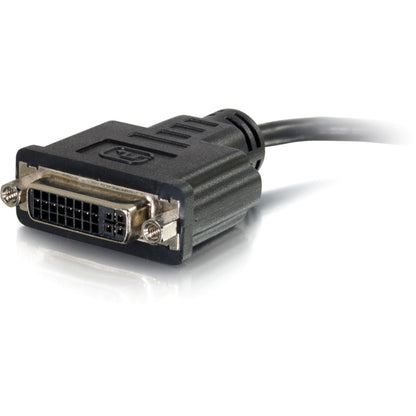 C2G 8in HDMI to DVI Adapter Converter Dongle - M/F Black