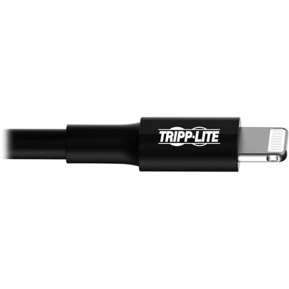 Tripp Lite 10in Lightning USB/Sync Charge Cable for Apple Iphone / Ipad Black 10" 10-pack 10pc