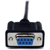 StarTech.com 1m Black DB9 RS232 Serial Null Modem Cable F/M