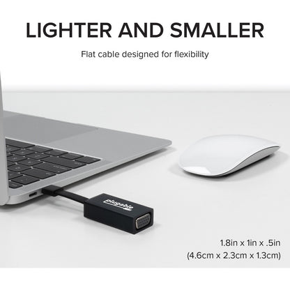 Plugable USB C to VGA Adapter, Thunderbolt 3 to VGA Adapter